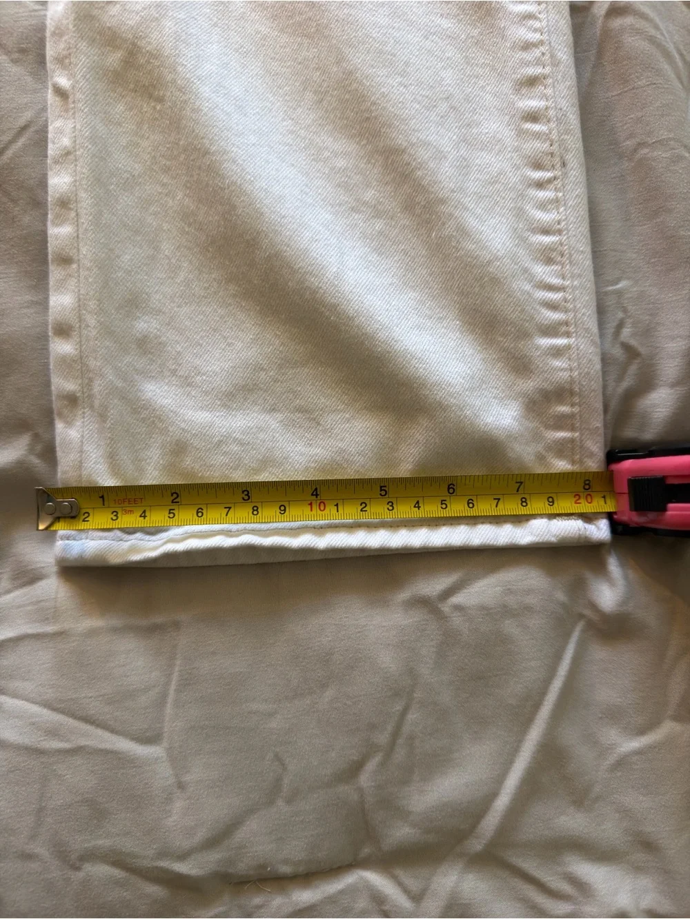 True Religion Men’s White Straight Jeans